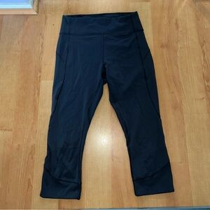 Lululemon Cropped Dark Grey Align Leggings